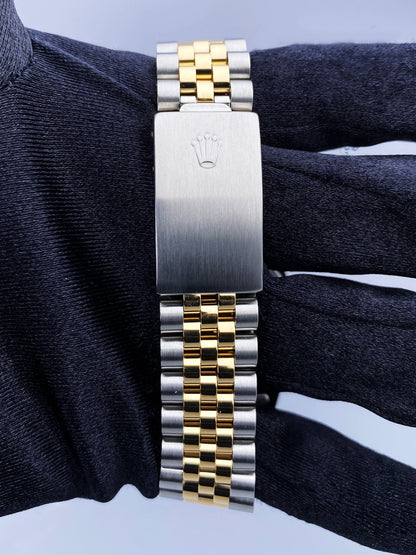 Rolex Datejust 16013 Champagne Dial Mens Watch Box Papers