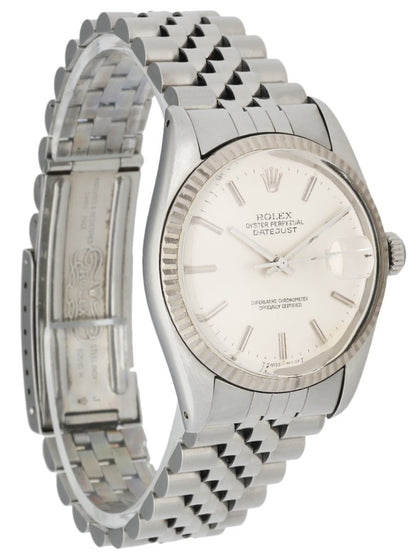 Rolex Datejust 16014 Silver Dial Mens Watch - Wristwatch