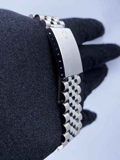 Rolex Datejust 16014 Silver Dial Mens Watch Box Papers