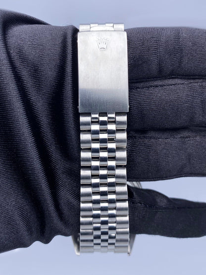 Rolex Datejust 16014 Silver Dial Mens Watch Box Papers