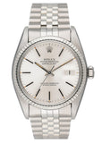 Rolex Datejust 16014 Silver Dial Mens Watch Box Papers