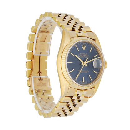 Rolex Datejust 16018 18K Yellow Gold Men’s Watch - Wristwatch