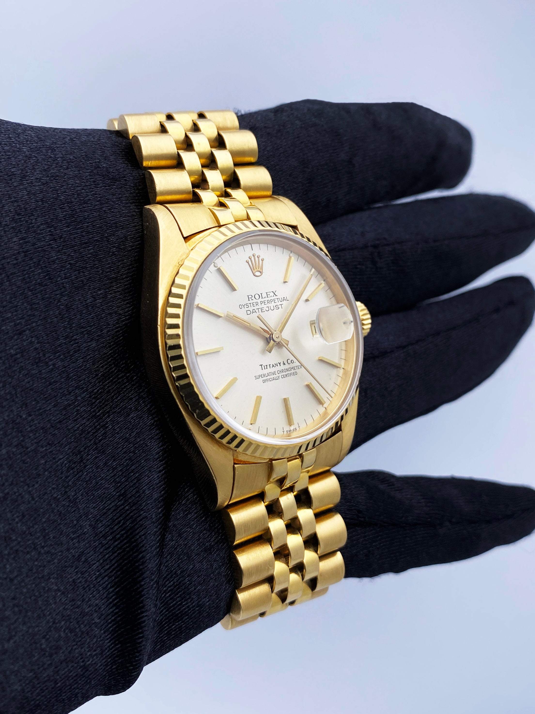 Rolex Datejust 16018 Tiffany & Co. Dial Mens Watch | Phigora