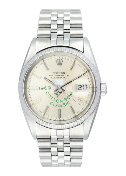 Rolex Datejust 1603 Cotton Bowl Classic 1969 Men's Watch With booklet