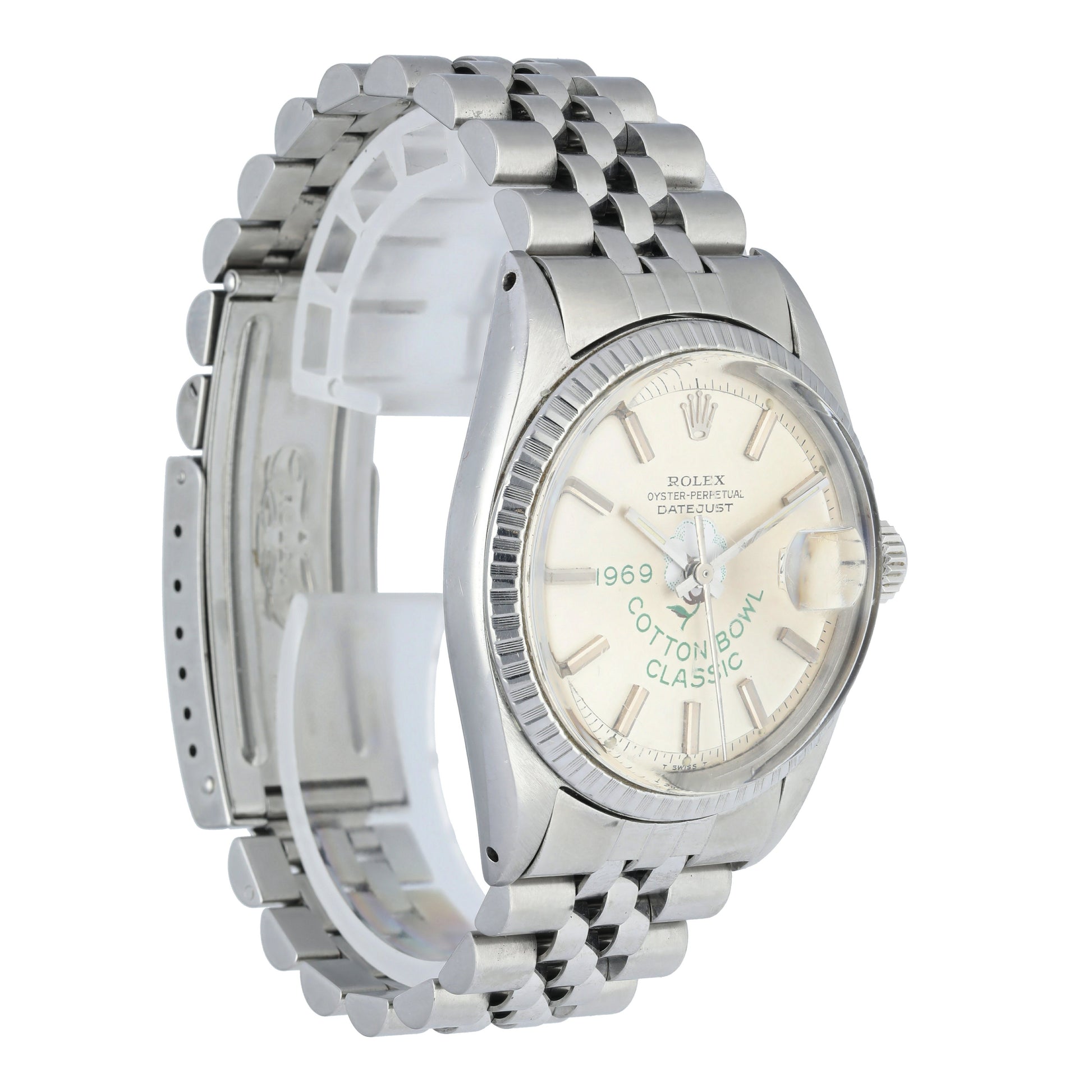 Rolex Datejust 1603 Cotton Bowl Classic 1969 Men's Watch With booklet