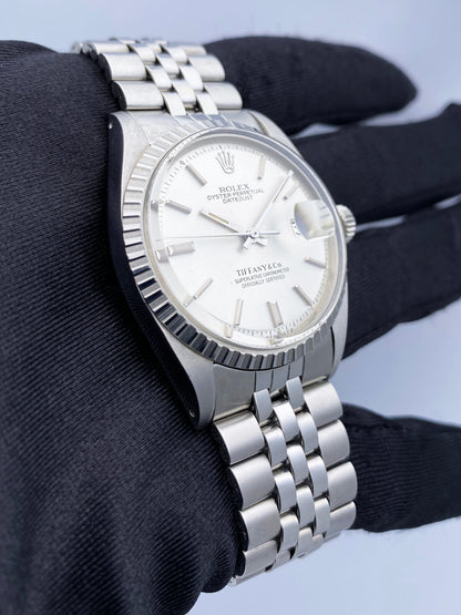 Rolex Datejust 1603 Tiffany & Co. Dial Steel Mens Watch