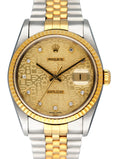 Rolex Datejust 16233 Anniversary Diamond Dial Mens Watch - Virtual