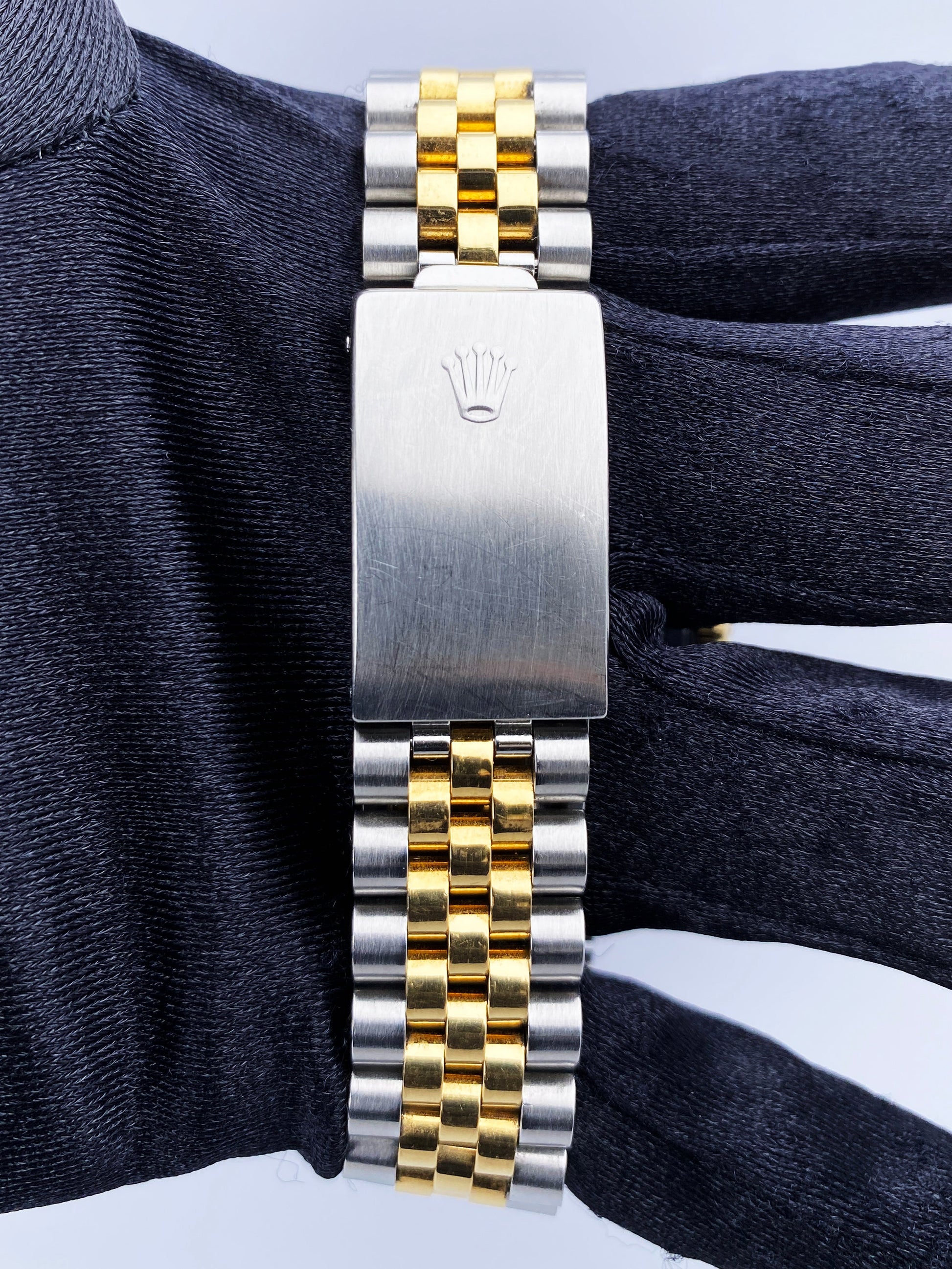 Rolex Datejust 16233 Black Dial Mens Watch Box Papers - Virtual