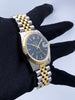 Rolex Datejust 16233 Black Dial Two Tone Mens Watch