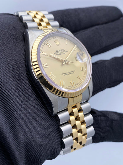Rolex Datejust 16233 Champagne Dial Mens Watch - Watches
