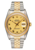 Rolex Datejust 16233 Champagne Dial Mens Watch - Watches