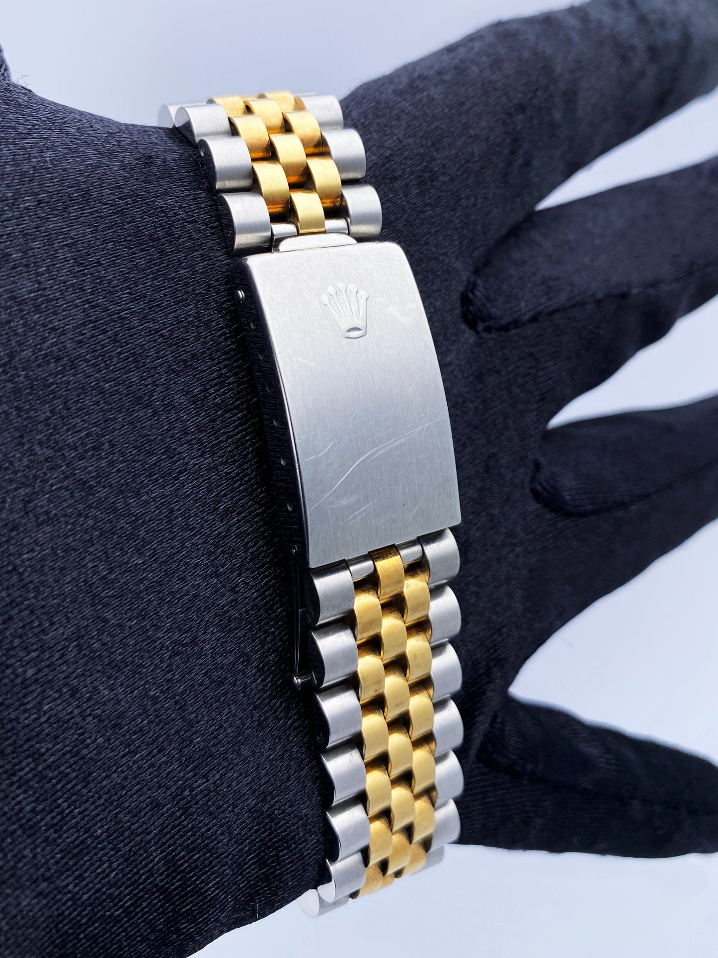 Rolex Datejust 16233 Champagne Dial Mens Watch Box Papers - Wristwatch