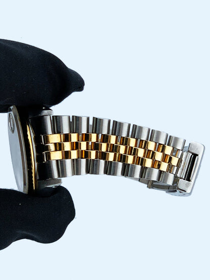 Rolex Datejust 16233 Champagne Dial Mens Watch Box Papers - Virtual