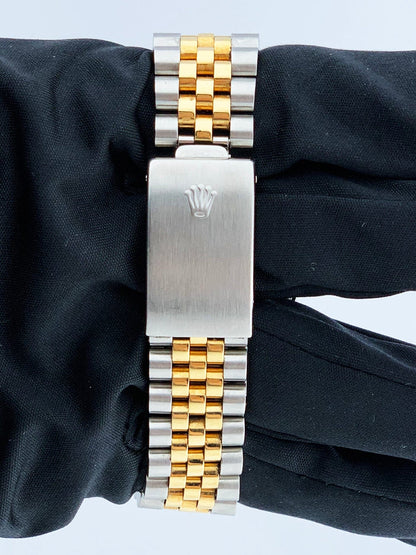 Rolex Datejust 16233 Champagne Dial Mens Watch Box Papers - Virtual