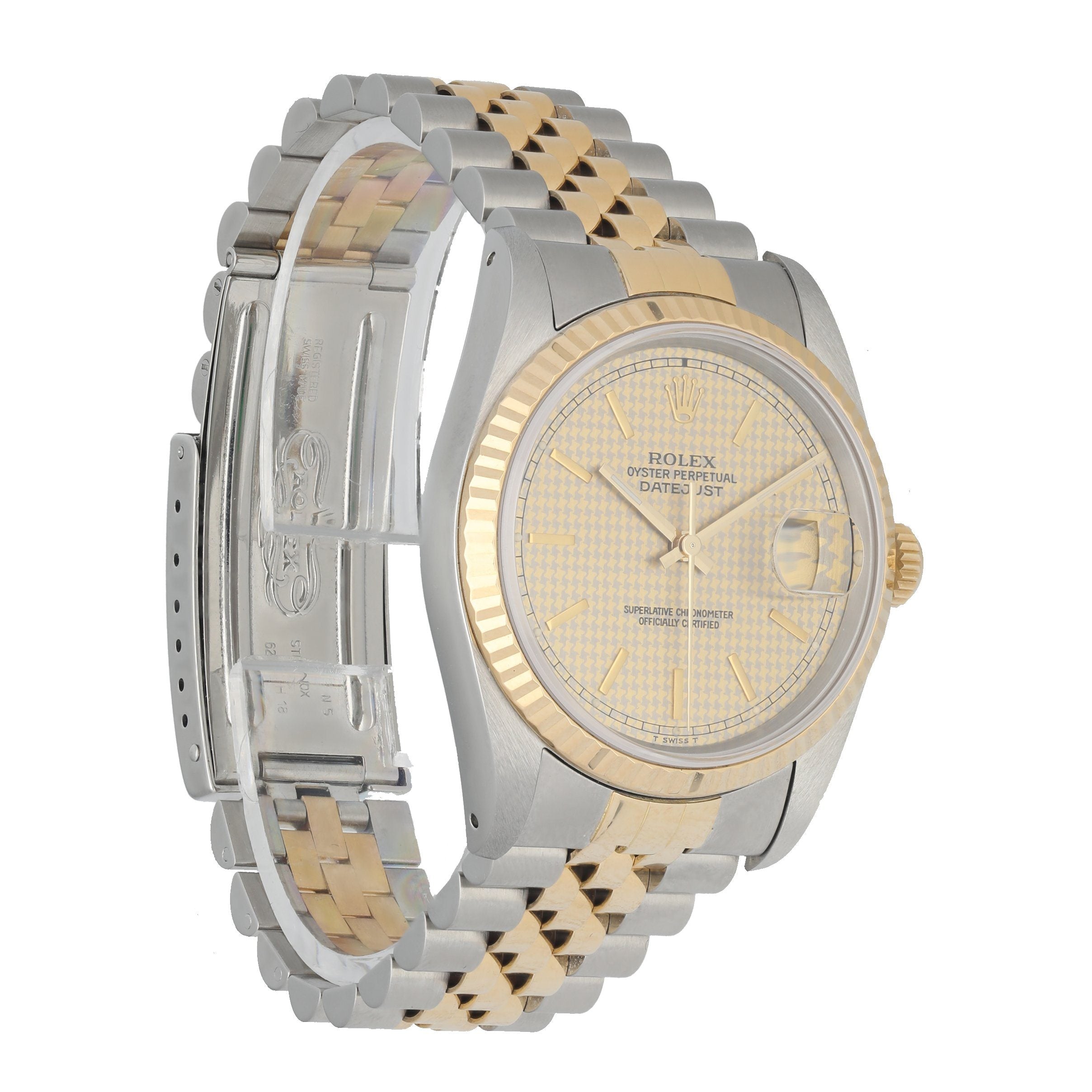 Rolex Datejust 16233 Honeycomb Dial Men's Watch | Phigora