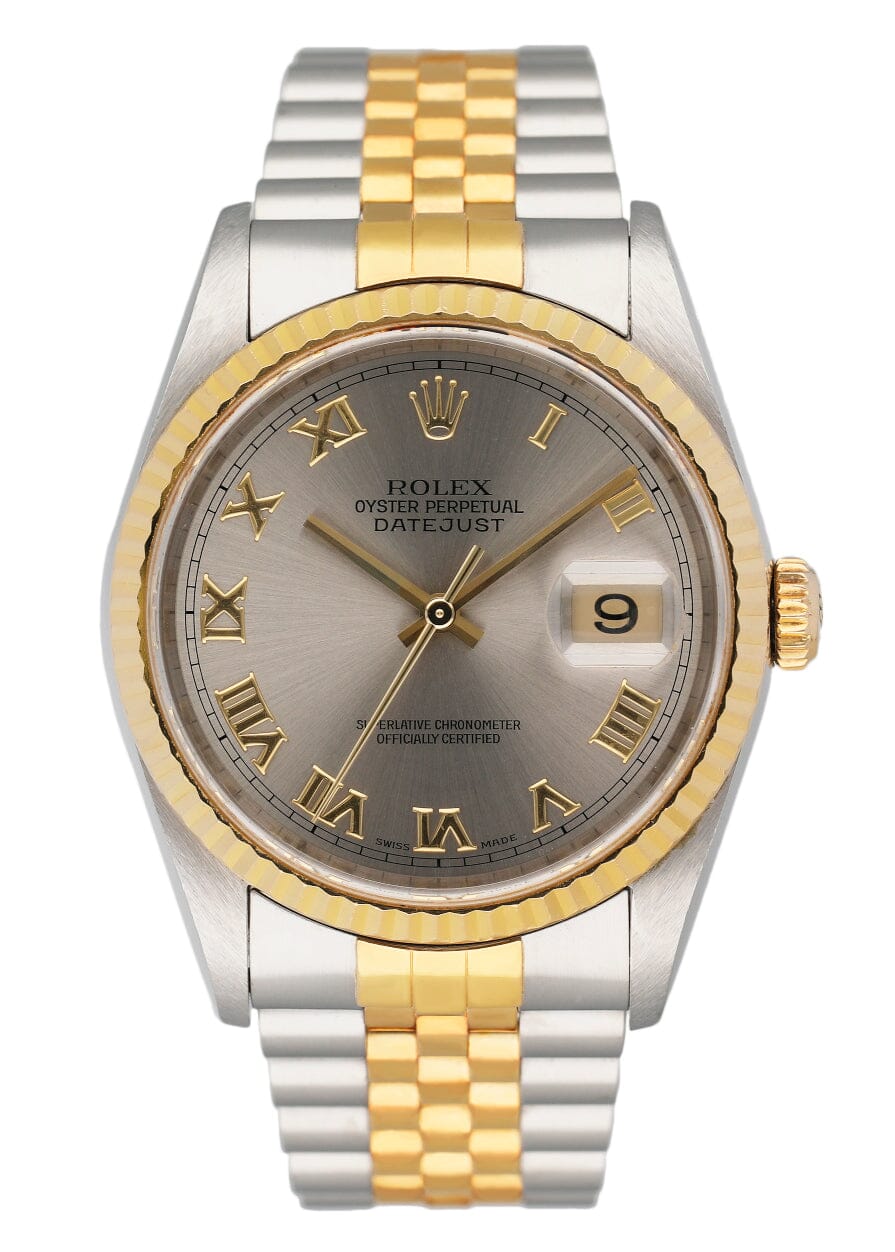 Rolex Datejust 16233 Mens Watch Box Papers - Wristwatch