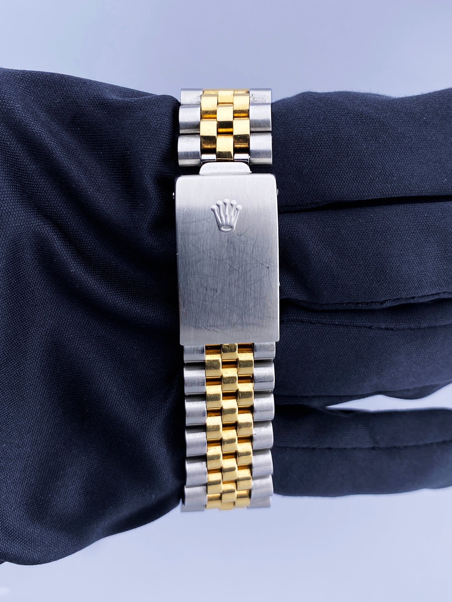 Rolex Datejust 16233 Champagne Dial Two Tone Mens Watch - Wristwatch