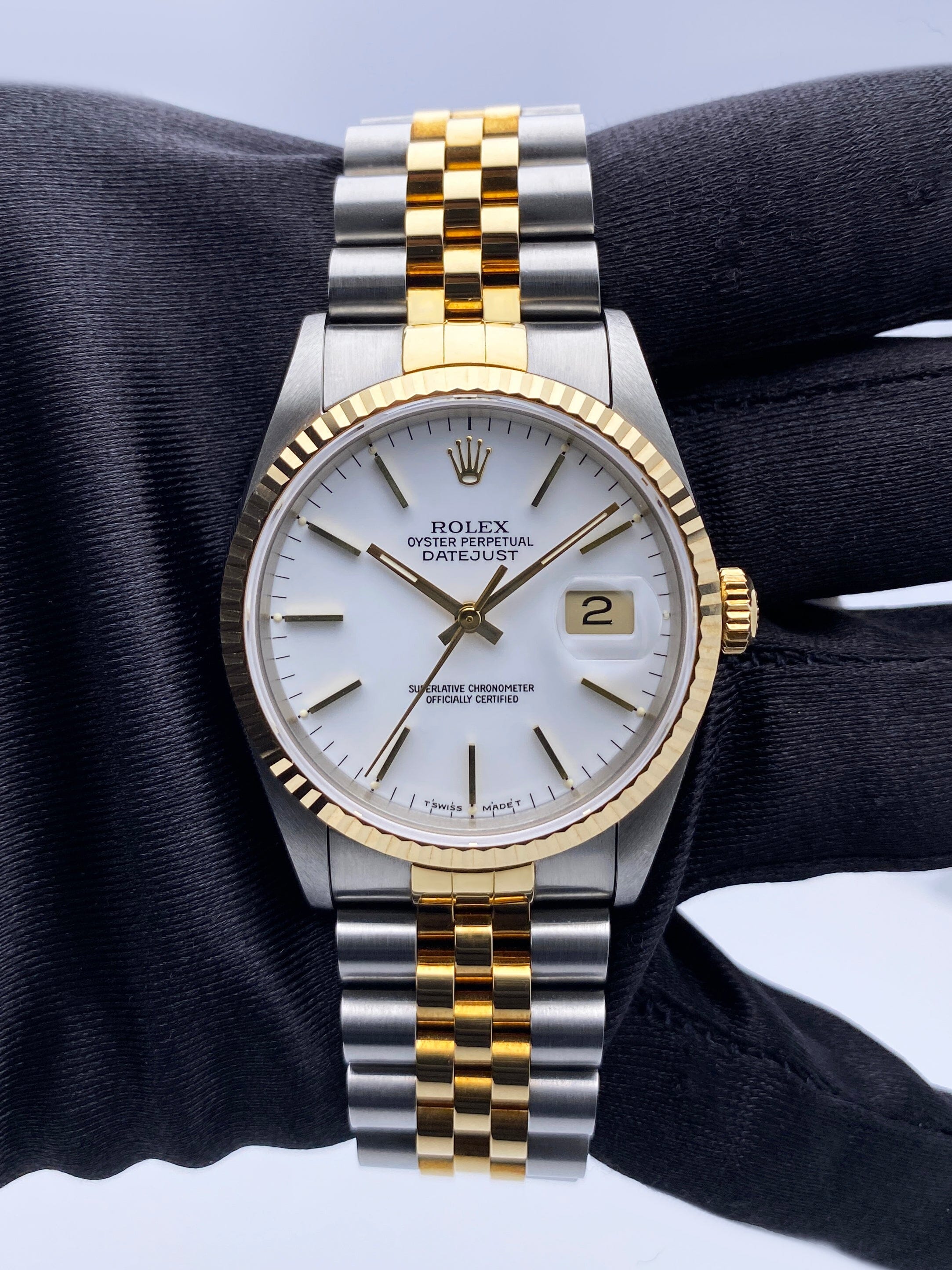 Rolex Datejust 16233 White Porcelain dial Mens Watch Box – Phigora