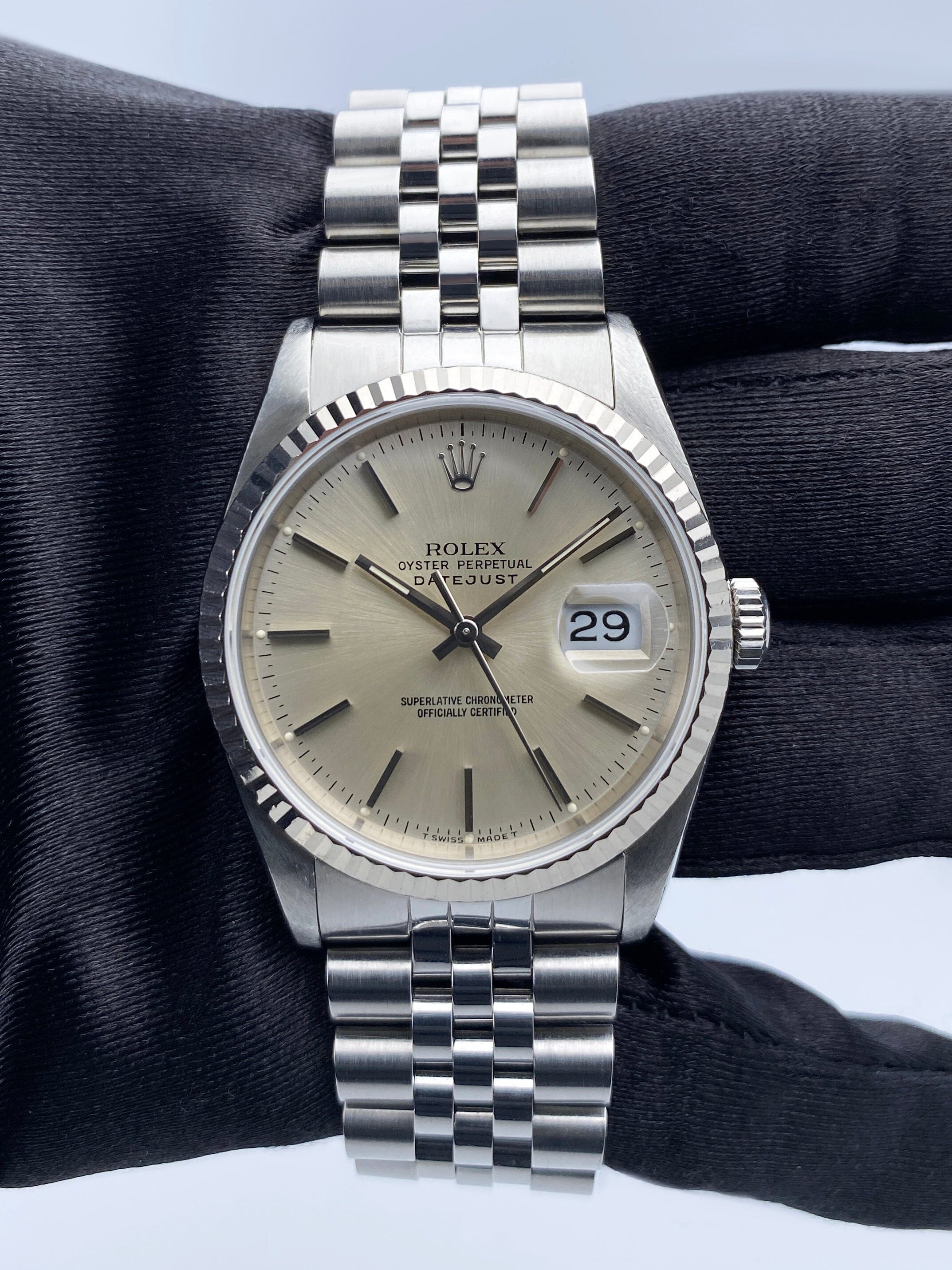Rolex Datejust 16234 Silver Dial Mens Watch | Phigora