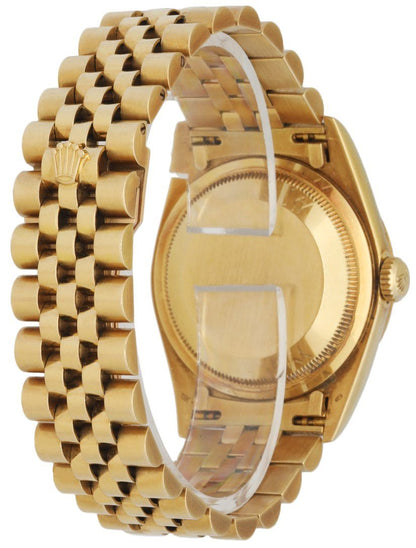 Rolex Datejust 16238 18k Yellow Gold Blue vignette Men's Watch