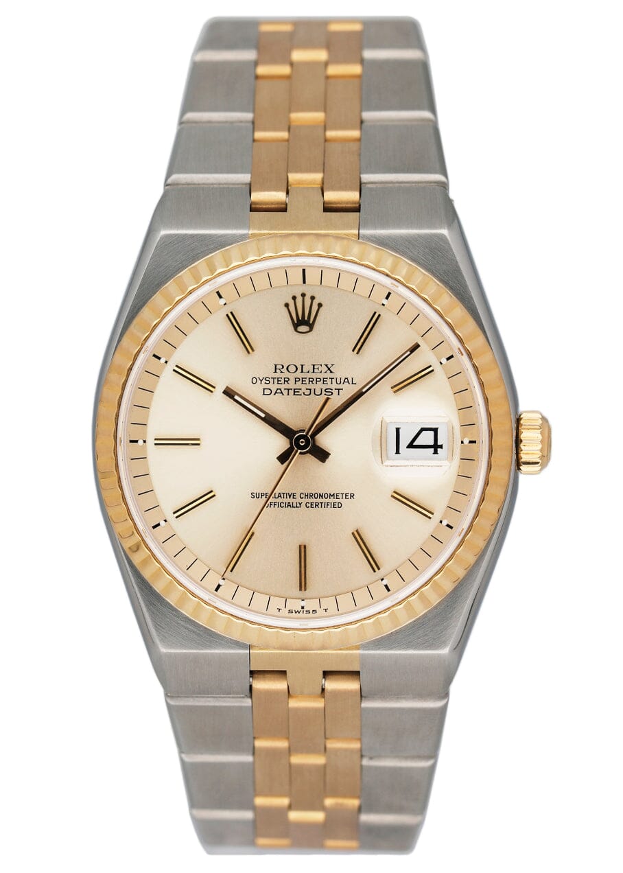 Rolex Datejust 1630 ’Rare Bird’ Two-Tone 14K Yellow Gold Mens Watch - Wristwatch