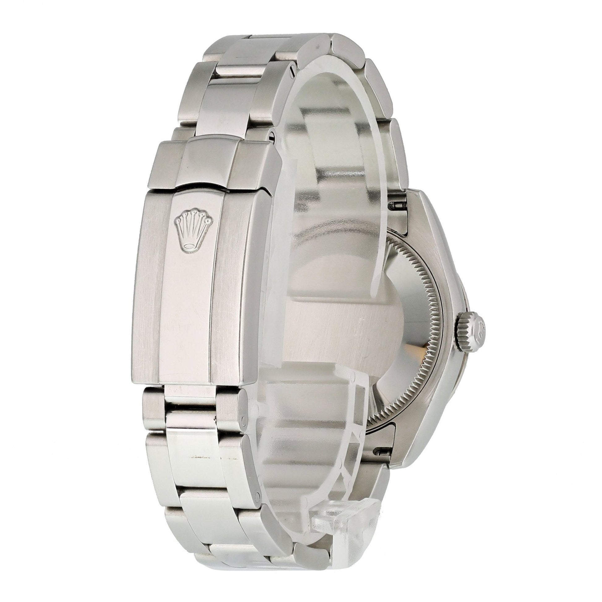 Rolex Datejust 178344 Diamond Bezel Rhodium Dial Midsize Ladies Watch - Virtual