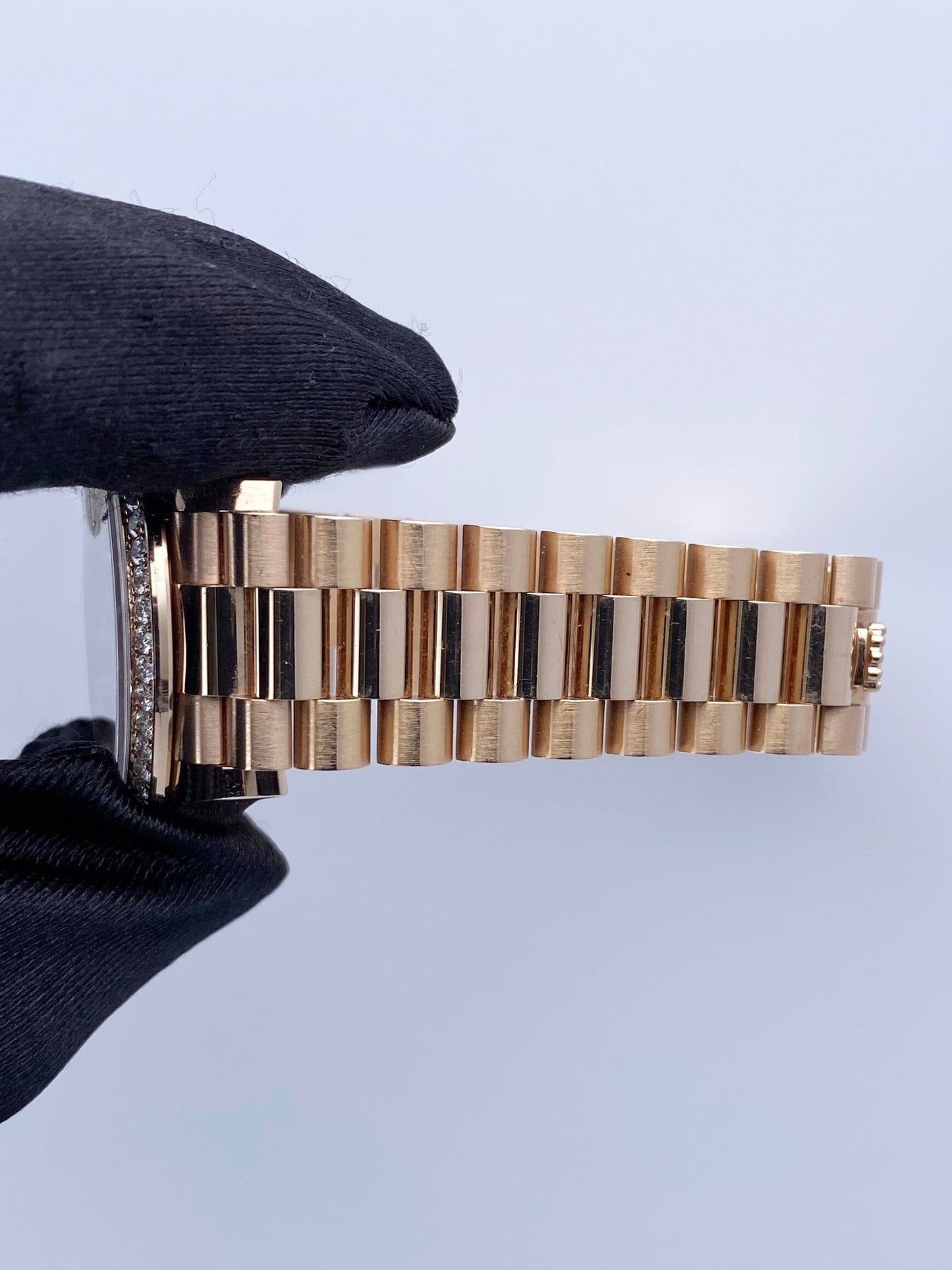 Rolex Datejust 278285RBR Diamond Chocolate Dial Rose Gold Watch Box Papers