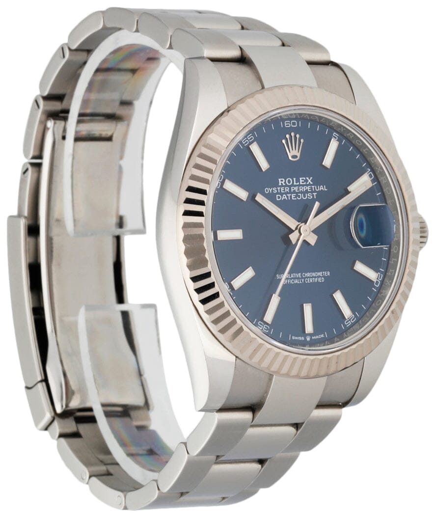 Rolex Datejust 41 126334 Stainless Steel Blue Dial Box Papers