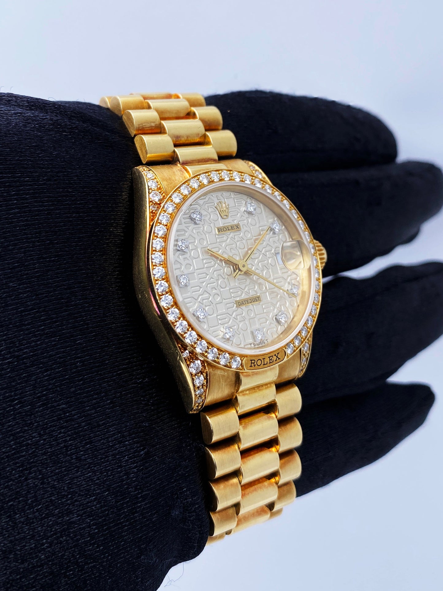 Rolex Datejust 68158 Diamond Anniversary Dial Ladies Watch