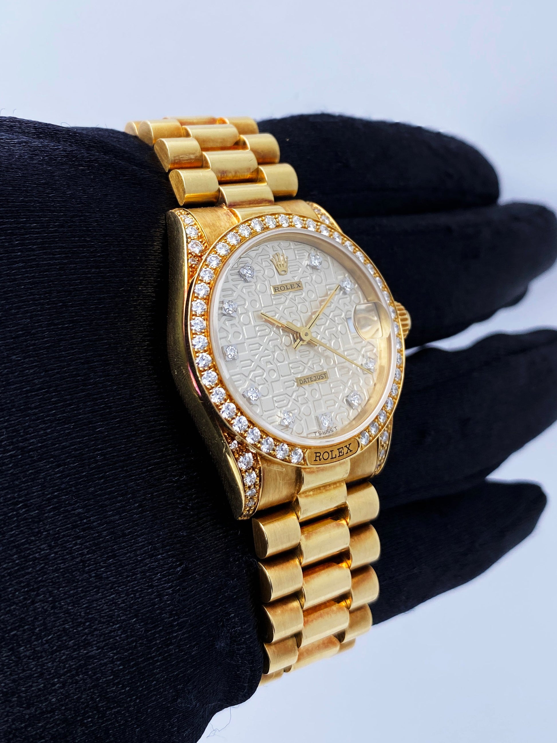 Rolex Datejust 68158 Diamond Anniversary Dial Ladies Watch