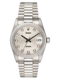 Rolex Datejust 68246 Platinum Diamond Anniversary Dial Midsize Watch