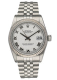 Rolex Datejust 68274 Stainless Steel Midsize Watch - Wristwatch