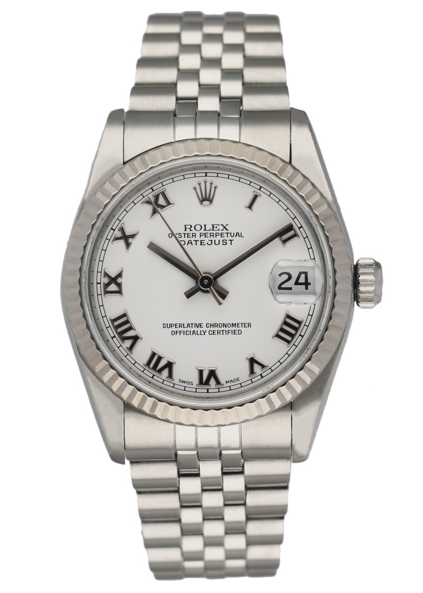 Rolex Datejust 68274 Stainless Steel Midsize Watch - Wristwatch