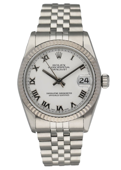 Rolex Datejust 68274 Stainless Steel Midsize Watch - Wristwatch
