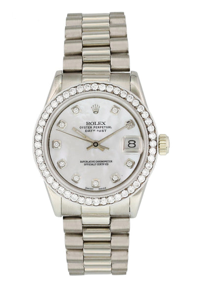 Rolex Datejust 68279 MOP Ladies Diamond Watch - Virtual