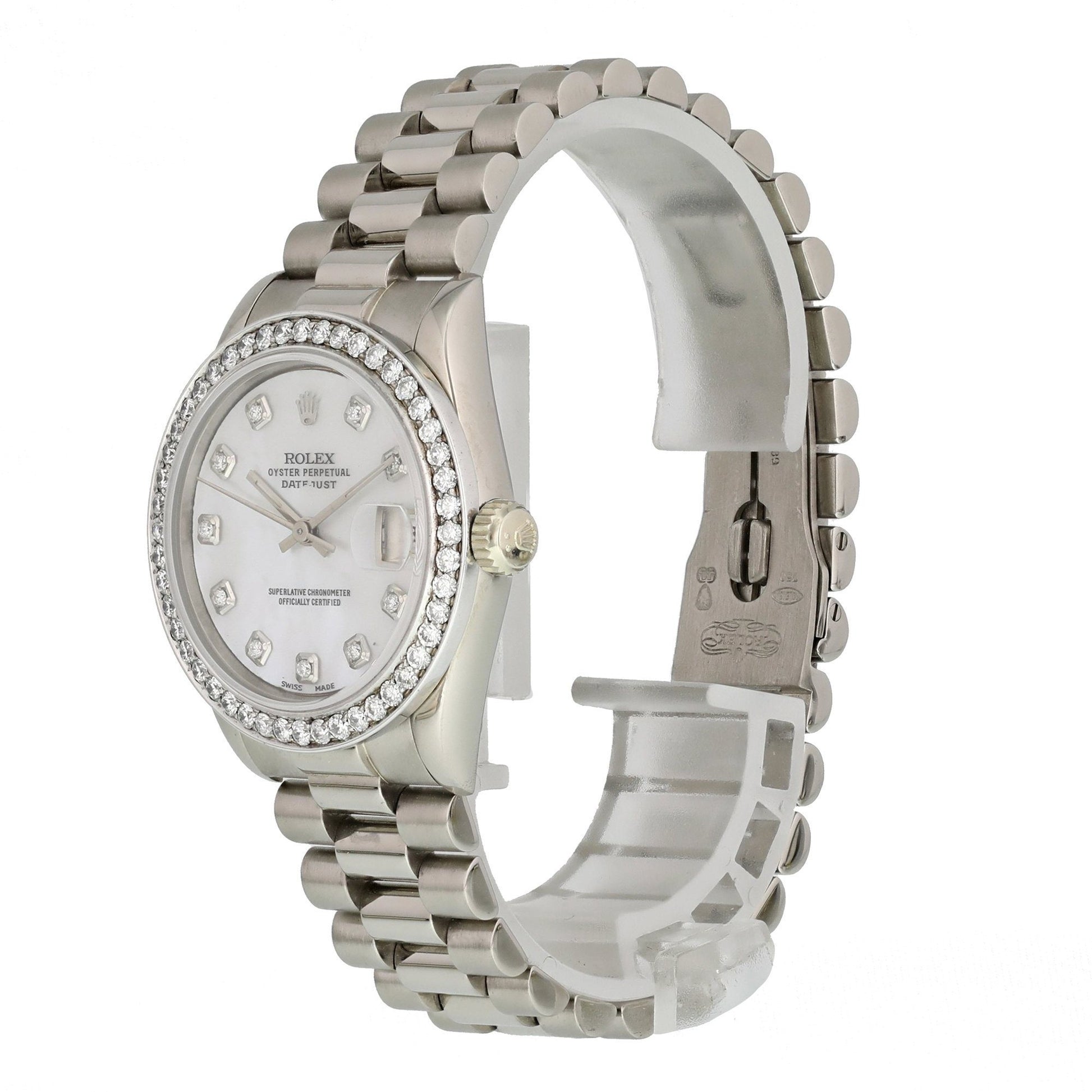 Rolex Datejust 68279 MOP Ladies Diamond Watch - Virtual