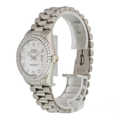 Rolex Datejust 68279 MOP Ladies Diamond Watch - Virtual