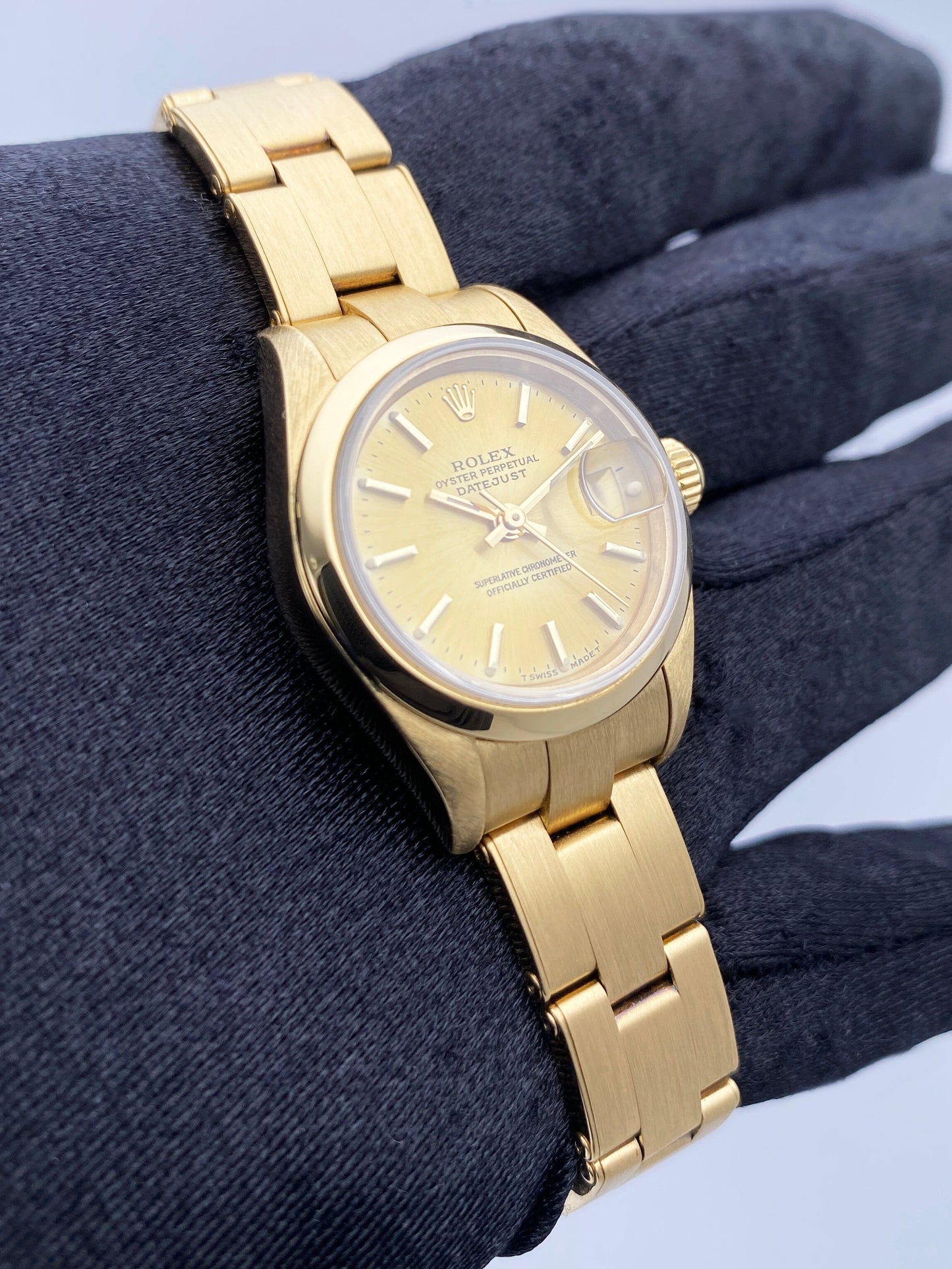 Rolex Datejust 69168 Champagne Dial Ladies Watch - Virtual