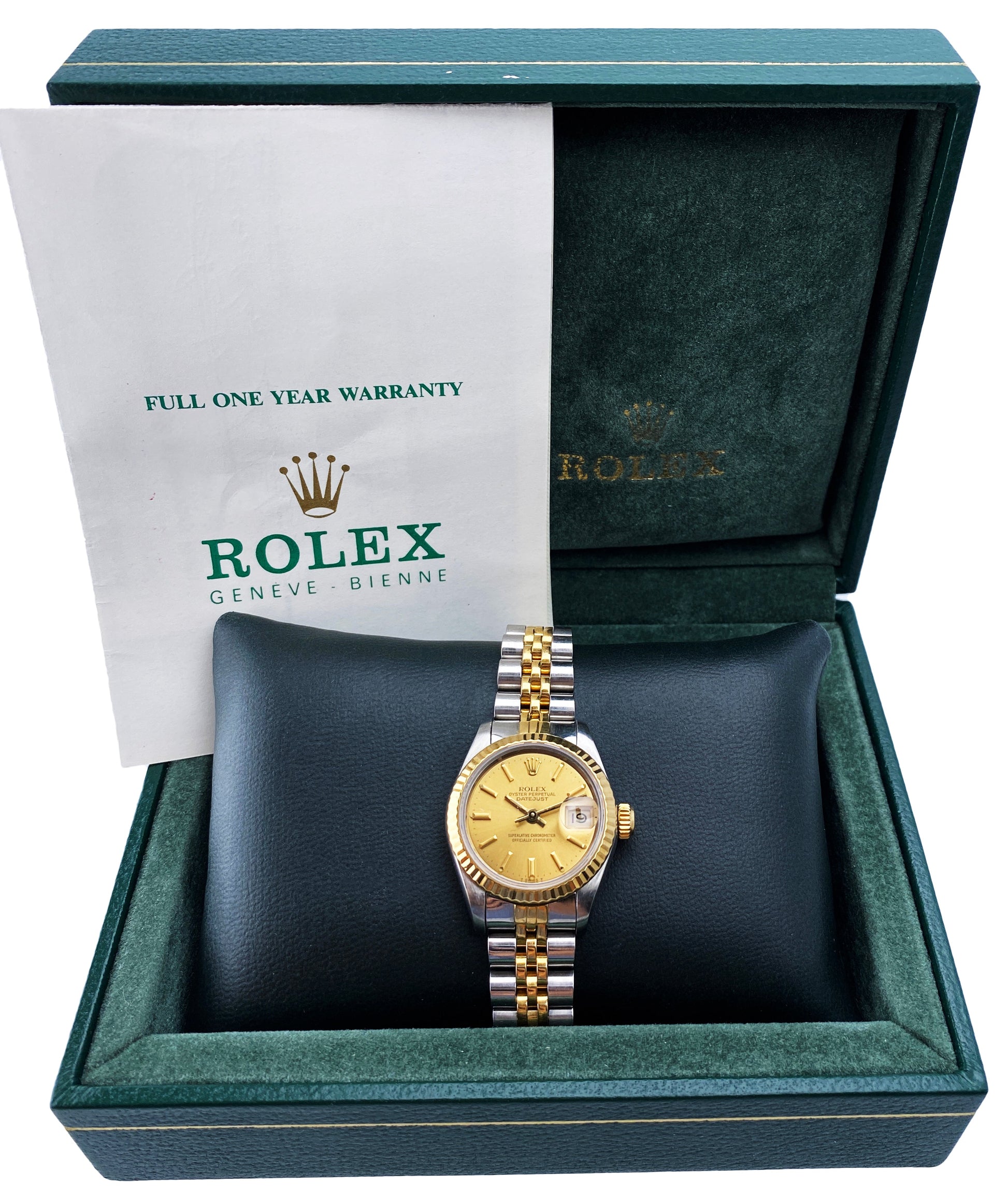 Rolex Datejust 69173 Champagne Dial Ladies Watch Box Papers - Wristwatch