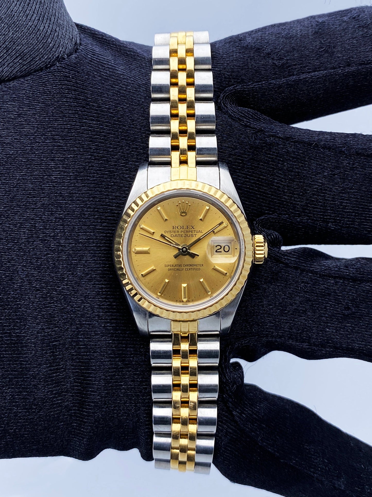 Rolex Datejust 69173 Champagne Dial Ladies Watch Box Papers - Wristwatch
