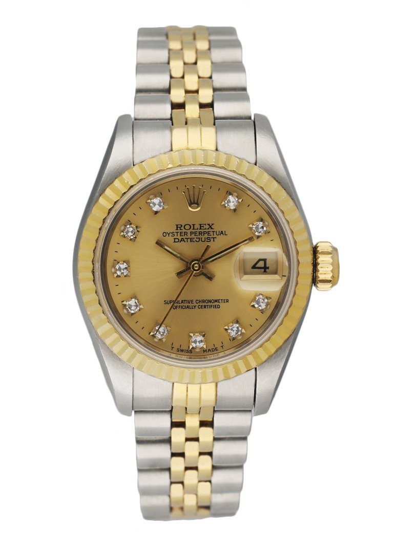 Rolex Datejust 69173 Diamond Dial Ladies Watch - Virtual