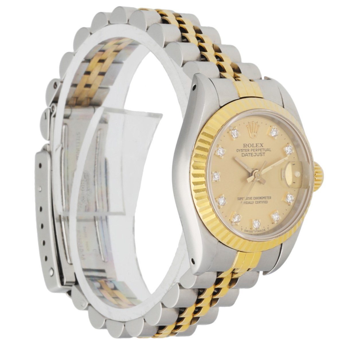 Rolex Datejust 69173 Diamond Dial Ladies Watch