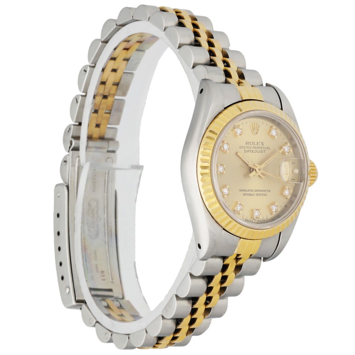 Rolex Datejust 69173 Diamond Dial Ladies Watch - Wristwatch