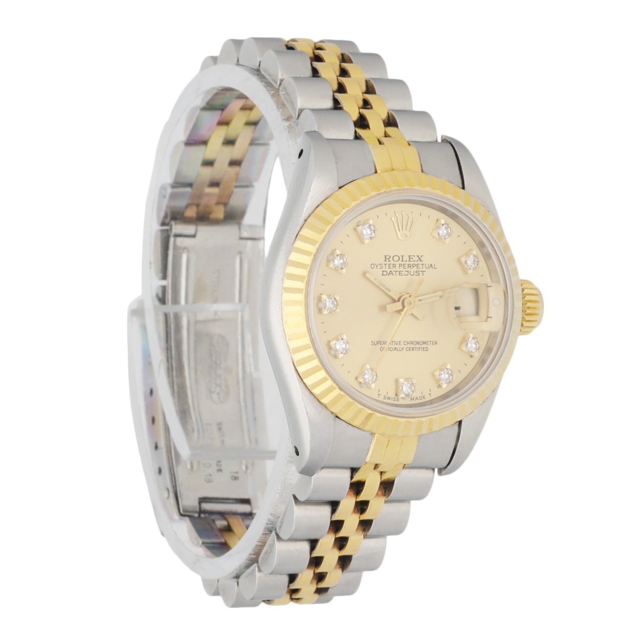 Rolex Datejust 69173 Diamond Dial Ladies Watch - Virtual
