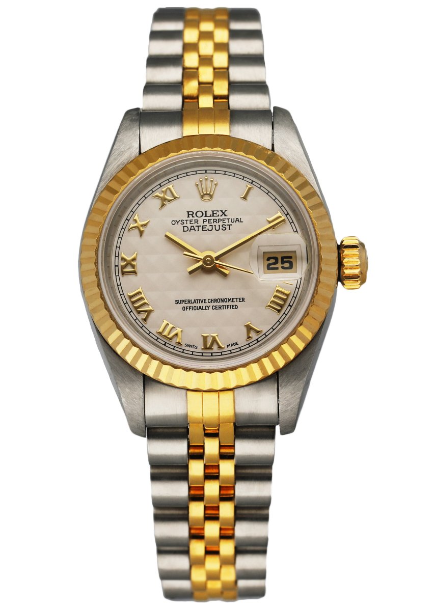 Rolex Datejust 69173 Pyramid Dial Ladies Watch