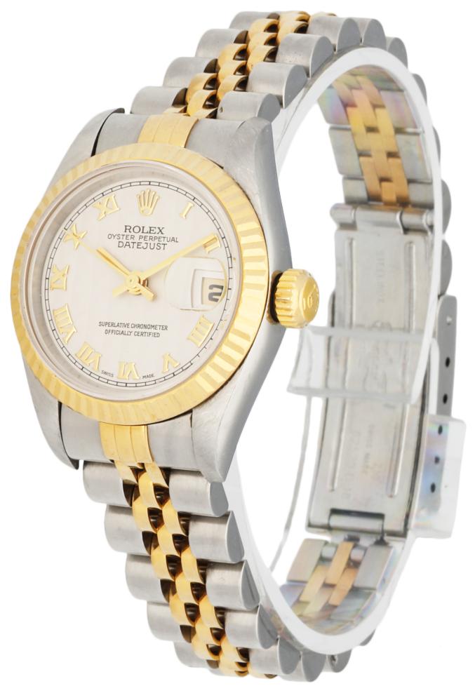 Rolex Datejust 69173 Pyramid Dial Ladies Watch