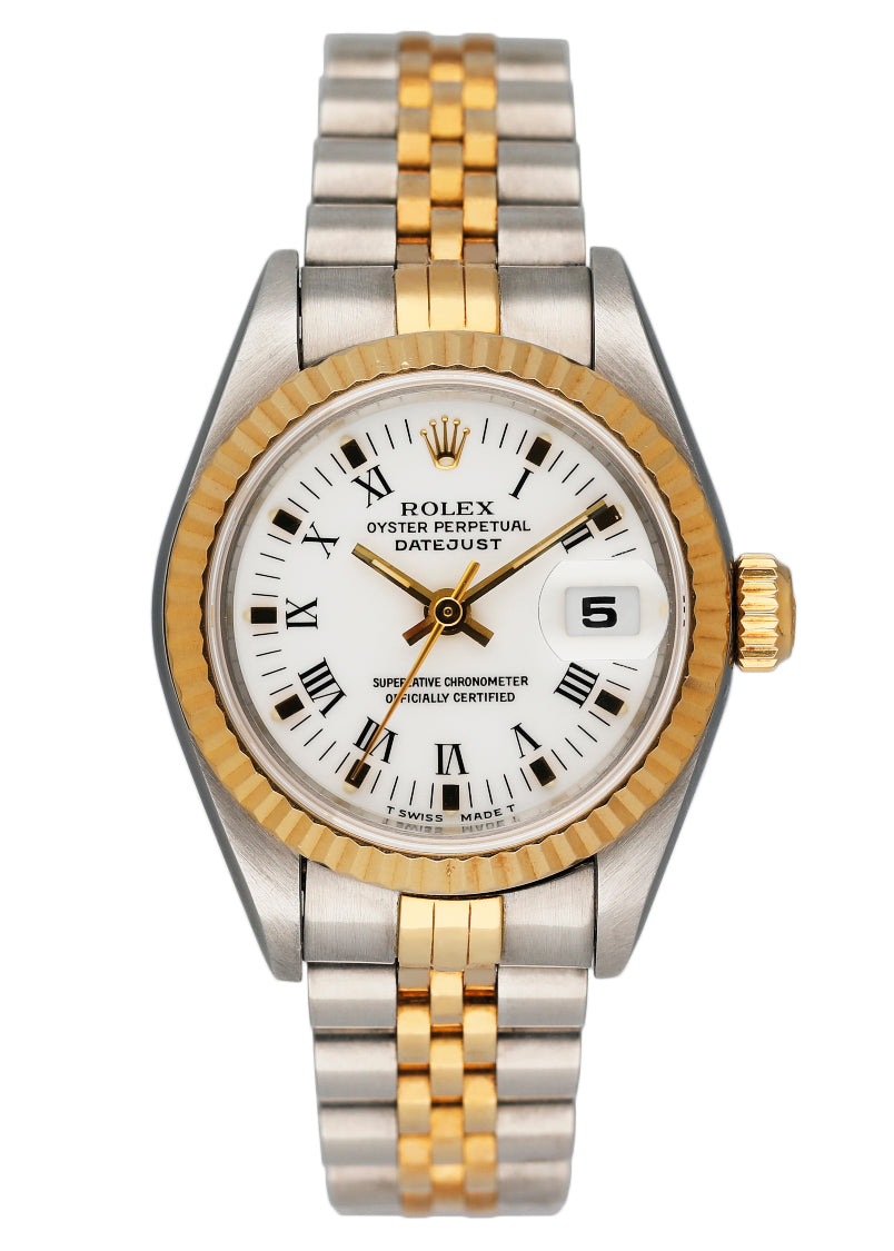Rolex Datejust 69173 White Dial Ladies Watch - Virtual
