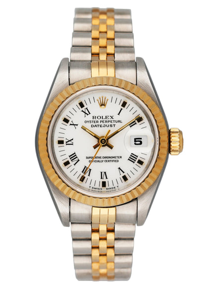 Rolex Datejust 69173 White Dial Ladies Watch - Virtual