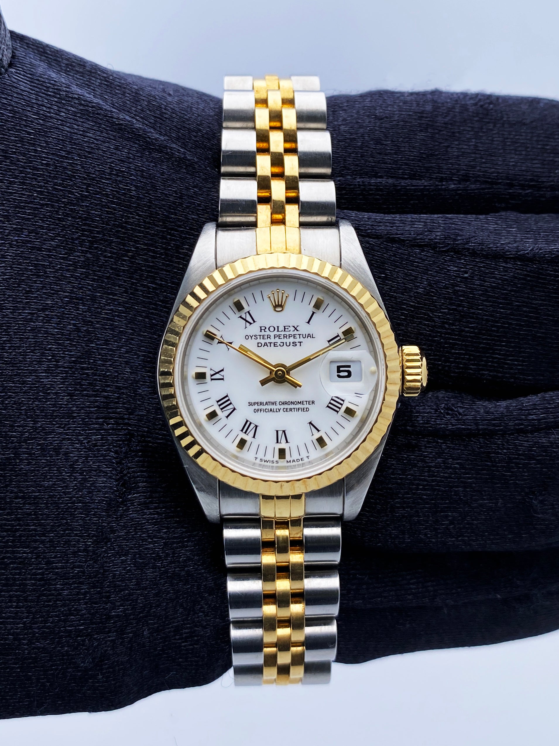 Rolex Datejust 69173 White Dial Ladies Watch - Virtual