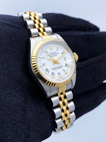 Rolex Datejust 69173 White Dial Ladies Watch - Virtual